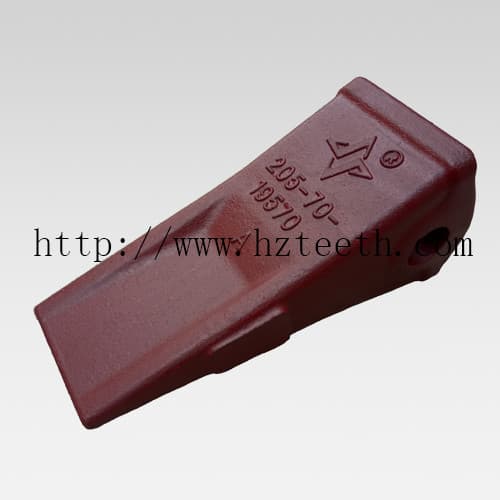 Ground engineering machinery parts 205-70-19570A bucket teeth for Komatsu PC200 excavator